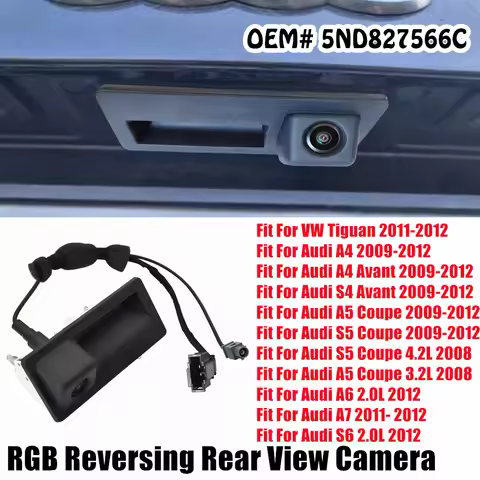 New Tailgate Trunk Switch Rear View Parking Action Camera 5ND827566C 5N0907441A For VW Tiguan Audi A