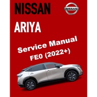 NISSAN ARIYA FE0 EV (2022+) SERVICE WORKSHOP MANUAL