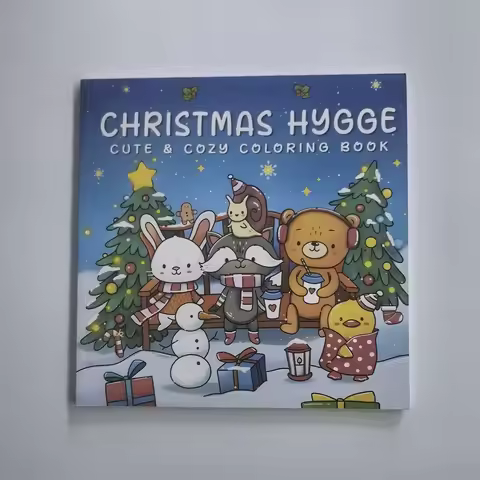 Christmas Hygge Cute & Cozy Coloring Book for Adults Cute Drawing Book Perfect Gift for Party and Bi