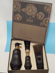 [現貨 包順豐站/自助櫃 韓國直送] Ryo呂極蔘潤黑防脫髮洗髮液350毫升 極蔘潤黑防脫髮護髮精華素 230毫升 禮盒裝