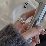 Layla acc Korea || Part Sterling Silver Wide Arc Line Ring--Silver 925 Ring