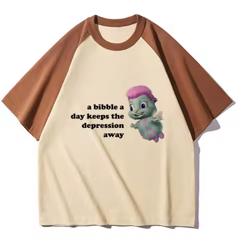 Bibble t-shirt teen funny gothic meme y2k baddie shirt gothic goth manga cutecore japan