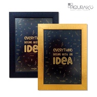 Minimalist photo frame - A4 (20x29.7) - Gold & Black - Gold