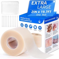Hydrocolloid Bandages Roll 2" × 19.7' – Hydrocolloid Roll for Wound Care, Hydrocolloid Patch Large, 