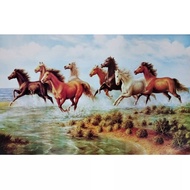 โปสเตอร์ ม้า ภาพ มงคล ก้าวหน้า สุขภาพดี ทรงพลัง กล้าหาญ อดทน รูป วิว ติดผนัง สวยๆ poster 34.5x23.5นิ้ว(88x60ซม.โดยประมาณ)
