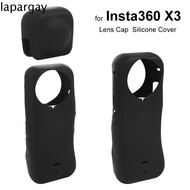 LAPARGAY For Insta360 Lens Cap Anti-Scratch Portable Action Camera Sleeve Silicone Cover Camera Cap For Insta 360 X3 For Insta360 Body Cover