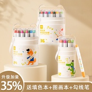 Hot-selling~Kuailiwen Children's Crayon Oil Pastel Safe Not Dirty Hands Crayon 36 Colors Washable Pr