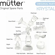 SPARE PART POMPA ASI MUTTER KRYSTAL VALVE DIAFRAGMA KATUP KARET SILIKON CORONG
