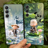 Case for Samsung a25 5g / a55 5g / m55 5g printed with calligraphy image of peace, mind, peace / fle