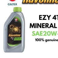 CALTEX HAVOLINE 4T SAE 20W-40 API SG JASO MA2 MOTORCYCLE OIL 1 LITRE 100% ORIGINAL CALTEX #castrol #