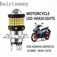 HYS 1PCS FOR YAMAHA SNIPER155  H4 LED Motorcycle Headlight Dual Color 3200K Yellow 6500K White 12-80