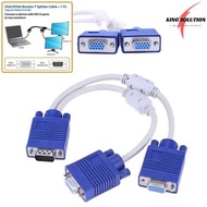 1-2 Female Branch VGA Cable/VGA Splitter Cable/VGA Cable