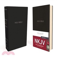 4698.Holy Bible ― New King James Version, Gift and Award Bible, Leather-look, Black, Red Letter Edition