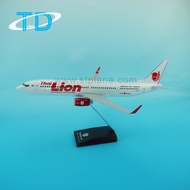 สิงโตไทย B737-900ER เครื่องบินของขวัญจำลองเครื่องบินคงที่ชุดก่อสร้างเครื่องบินของขวัญ