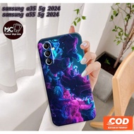 MAKMUR - Latest SAMSUNG A35 5G Case SAMSUNG A55 5G/ 2024 - Fashion Case CARTOON - Casing hp SAMSUNG 