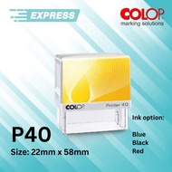 COLOP Rubber Stamp/ P40 / Self-inking stamp