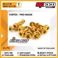 Baut M 6 x 20 Drat 10 x 20 Vortex Elite 2 Kunci Baut Probolt Thailand