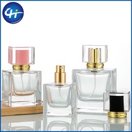 Bayonet Square Bottle 30ml50ml100ml Perfume Bottle Perfume Sub-Packing Bottle Press Glass Spray Bott