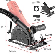 Angle Grinder เลื่อยวงเดือน 4นิ้ว หินเจียร ชุดแปลงหินเจียร์ เลื่อย ชุดแปลงหินเจียร์ เป็นเครื่องตัดไม้ เลื่อยวงเดือน ปรับมุมได้ พร้อมถุงเก็บฝุ่น