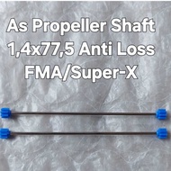 Rep custom anti loss propeller shafts 1.4MM FMA/FM-A/SXX single shafts chassis 10319/15234 Tamiya