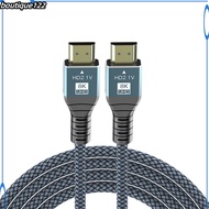 BOU High Definition Cable High-Speed 8K 60HZ 4K 120Hz Gold-Plated Plugs Ethernet Ready Flexible Cable For TV Monitor
