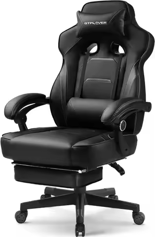 Gaming Chair, Video Game Chairs Gaming Computer Chair with Footrest 350Lb Heavy Duty Gaming Chair Er