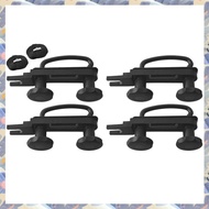 (BKSM) 4 PCS Car Roof Luggage Accessories Van Mounting Accessories Kit Roof Box Bracket Mounting Acc