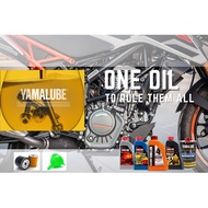 Maxpacific 100% Original Yamalube 20W-50 10W-40 Semi Synthetic Fully Synthetic 4T Motor Engine Oil Minyak Hitam (1L)