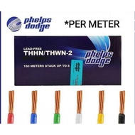 (per meter) Phelps Dodge THHN / THWN Wire Stranded Electrical Wire