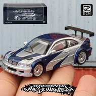 DCM 1:64 BMW M3 E46 GTR Need for Speed  Racing Car Miniature Model Scene Decoration for Boys