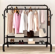 Giá phơi quần áo thông minh. Chất liệu Sắt sơn tĩnh điện. Kích thước: 155 x 105cm.