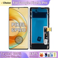 Super AMOLED LCD With Frame For Google Pixel 6 Pro LCD For Google Pixel 6Pro GLUOG G8VOU Display Scr