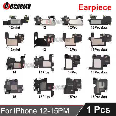 1Pcs/Lot For iPhone 12 13 14 15 Plus Pro Max Mini 12ProMax 13ProMax 14ProMax 15ProMax Top Earpiece E