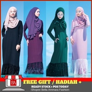 [NEW !! & GET 3 FREE GIFT] TERATAI DRESS BELLA AMMARA