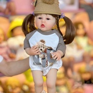 PRIVASI AMAN!!! Mainan Boneka Bayi Reborn 55CM Full Body Bahan Silikon