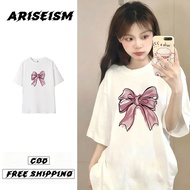 ARISEISM baju t shirt perempuan tshirt oversize korean style woman baju wanita 衣服女裝 baggy shirt 上衣女