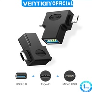 Vention OTG Converter 2 in 1 USB 3.0 micro USB type c Adapter