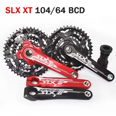 SLX XT Crank MTB Chainring 104BCD Triple Speed Mountain Bike Crankset For Shimano 9/10 Speed Bike ac