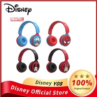 Disney Marvel Y08 Iron Man Mickey Wireless Headphones Blutooth Surround Sound Stereo Foldable Earphone Laptop Headset With Mic