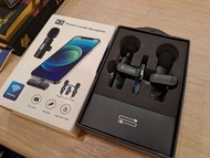 PQRQP 2 入無線領夾式麥克風,適用於 iPhone、iPad - 清晰音質,適合錄製、直播、YouTube、Facebook、TikTok