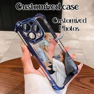 1pc Customizable Anti-Fall Anti-Shock High-Definition Photo DIY Design Silicone Lens Protection Phon