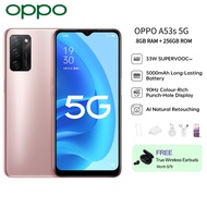 Oppo a53s 5G Smart Phone （8GB RAM+256GB ROM） 5000mAh 6.5inch''Android 12 60Hz Dual sim  Bluetooth 5.