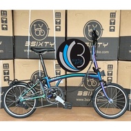 3Sixty Folding Bike Basikal [6 Speed] - 2021 Special Edition - Metallic Oil Stick M Bar [READY STOCK] - CHRISTMAS SALES