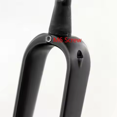 A61P 700C Road Bike Front Fork Full Carbon Fiber Tapered Shape Spinal Canal Cylindrical Disc Brake 7