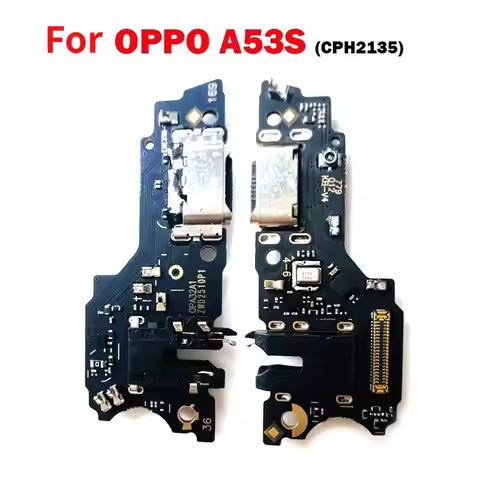 For OPPO A53S 4G (CPH2139, CPH2135) USB Charging Port Dock Connector Charger Board Microphone Module