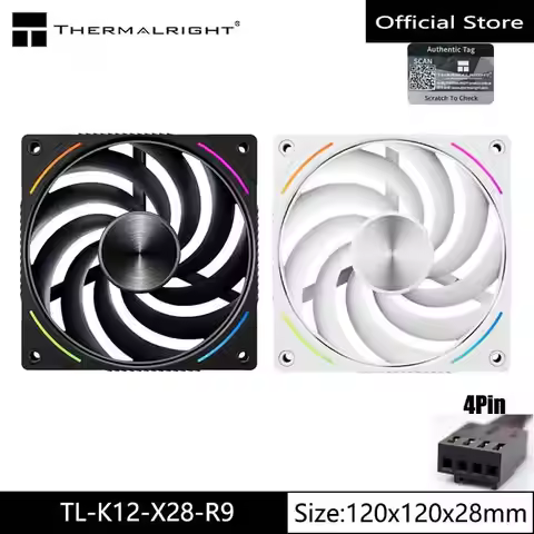 Thermalright TL-K12-X28-R9 Computer chassis cooling fan,120x120x28mm/LCP material/high-performance c
