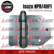 1PIECE Side Hinges for Isuzu NKR 4HF1 100x138x5mm 3 holes SH-025C/303-0 Chrome