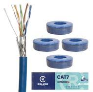CABLE สีฟ้า รุ่น RK CAT7 Ethernet cable 10Gbps 600MHz 100/300 M.