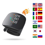 New wrist blood pressure monitor Digital voice medical sphygmomanometer USB automatic heart rate and