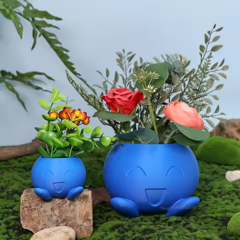 3D Printed Home Garden Supplies Decoration Flowerpots Creative Succulent Planter Bonsai Pots Home De